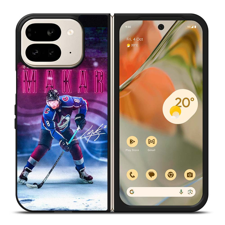 CALE MAKAR COLORADO AVALANCHE NHL Google Pixel 9 Pro Fold Case Cover CALE MAKAR COLORADO AVALANCHE NHL Google Pixel 9 Pro Fold Case Cover