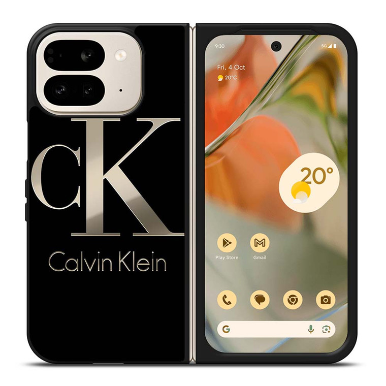 CALVIN KLEIN METAL LOGO Google Pixel 9 Pro Fold Case Cover CALVIN KLEIN METAL LOGO Google Pixel 9 Pro Fold Case Cover
