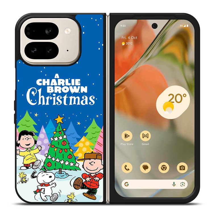 CHARLIE BROWN SNOOPY CHRISTMAS CARTOON Google Pixel 9 Pro Fold Case Cover
