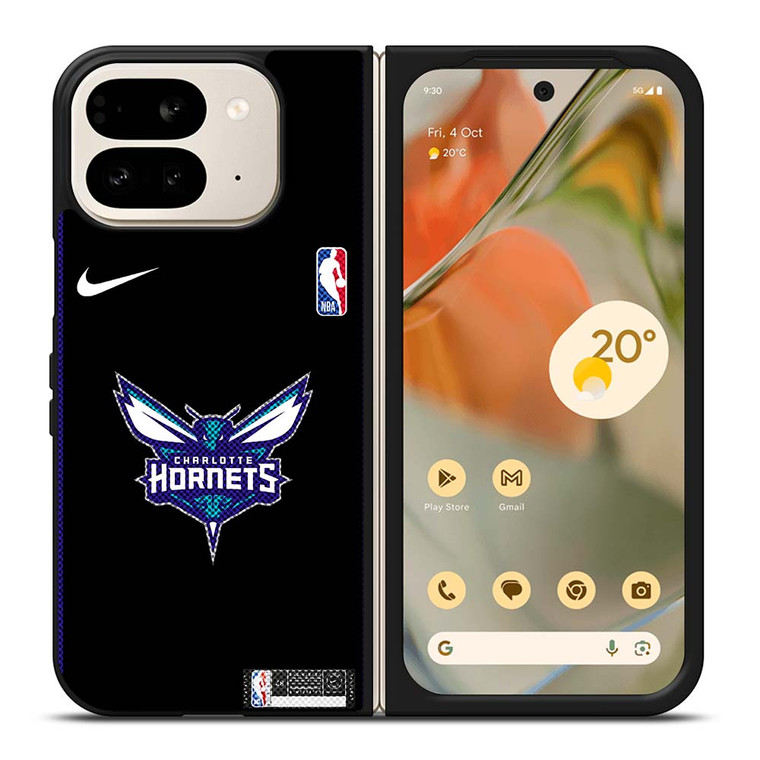 CHARLOTTE HORNETS NIKE NBA BASKETBALL Google Pixel 9 Pro Fold Case Cover