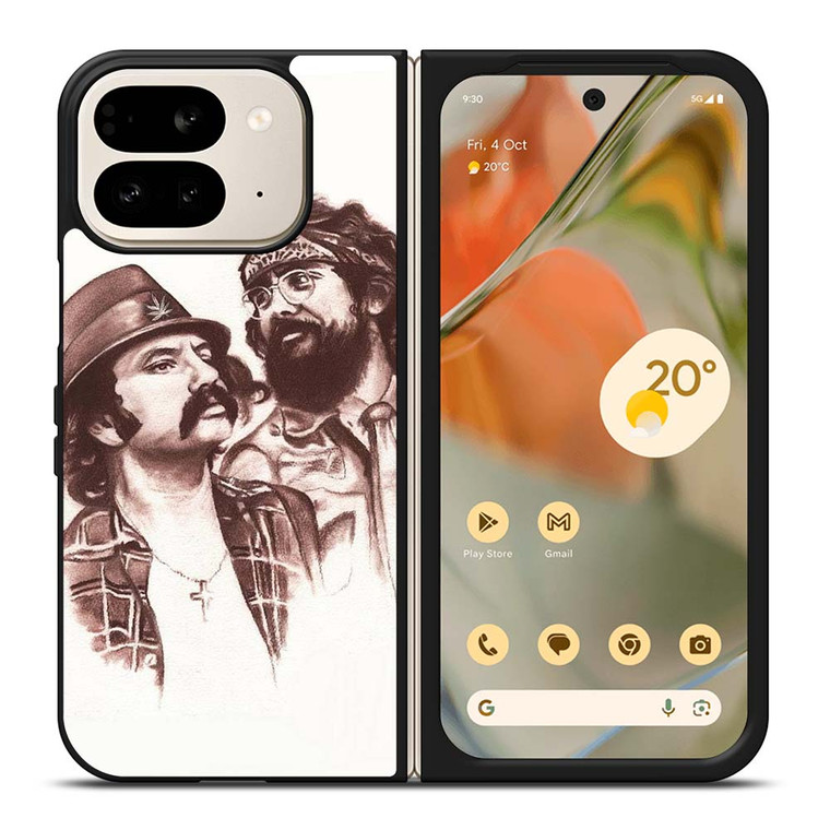 CHEECH AND CHONG COMEDY DUO Google Pixel 9 Pro Fold Case Cover