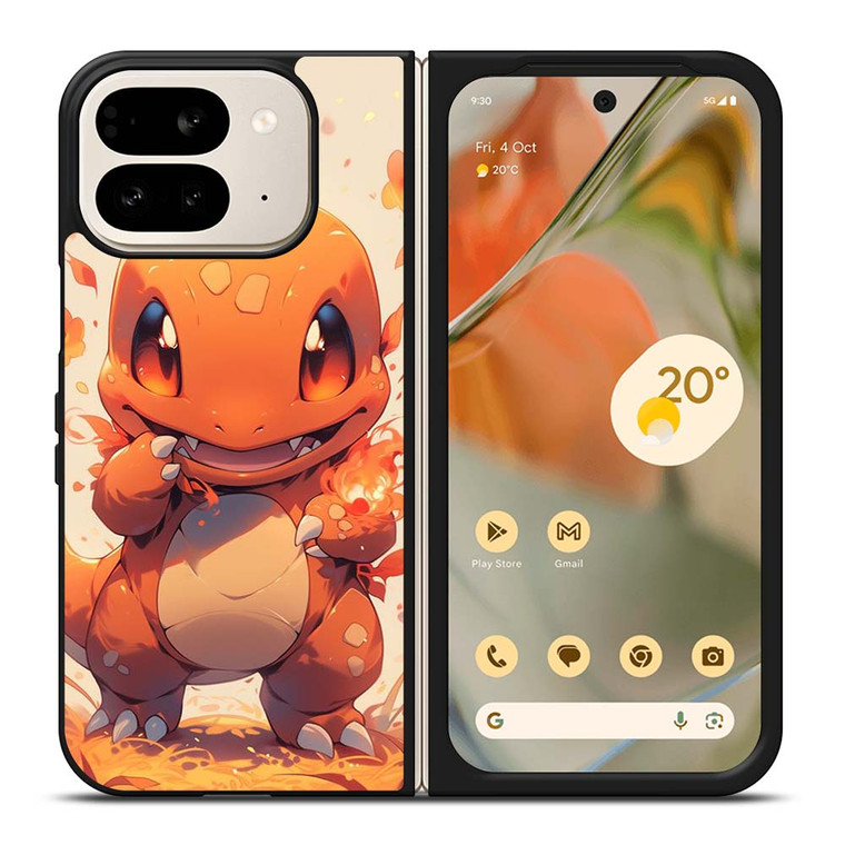 CHIBI CHARMANDER POKEMON POCKET MONSTERS Google Pixel 9 Pro Fold Case Cover