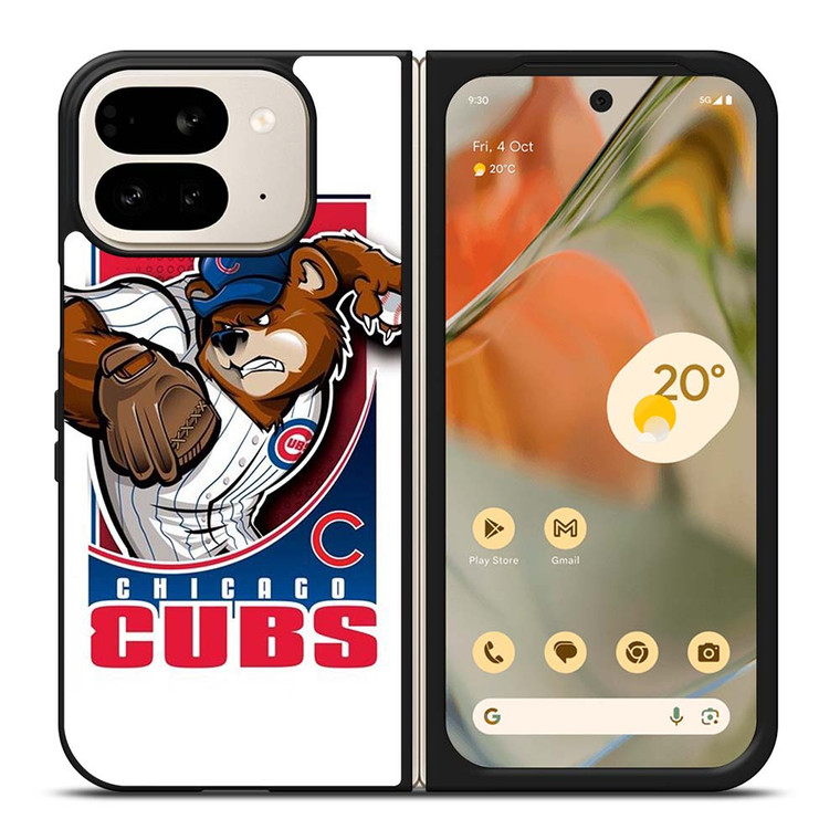 CHICAGO CUBS LOGO BASEBALL TEAM ICON Google Pixel 9 Pro Fold Case Cover