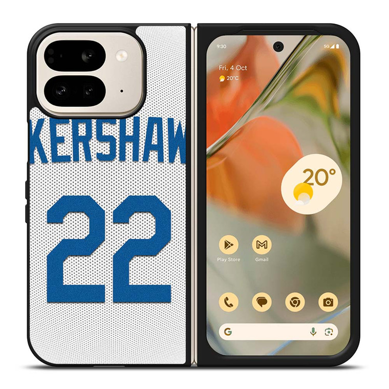 CLAYTON KERSHAW LOS ANGELES DODGERS Google Pixel 9 Pro Fold Case Cover