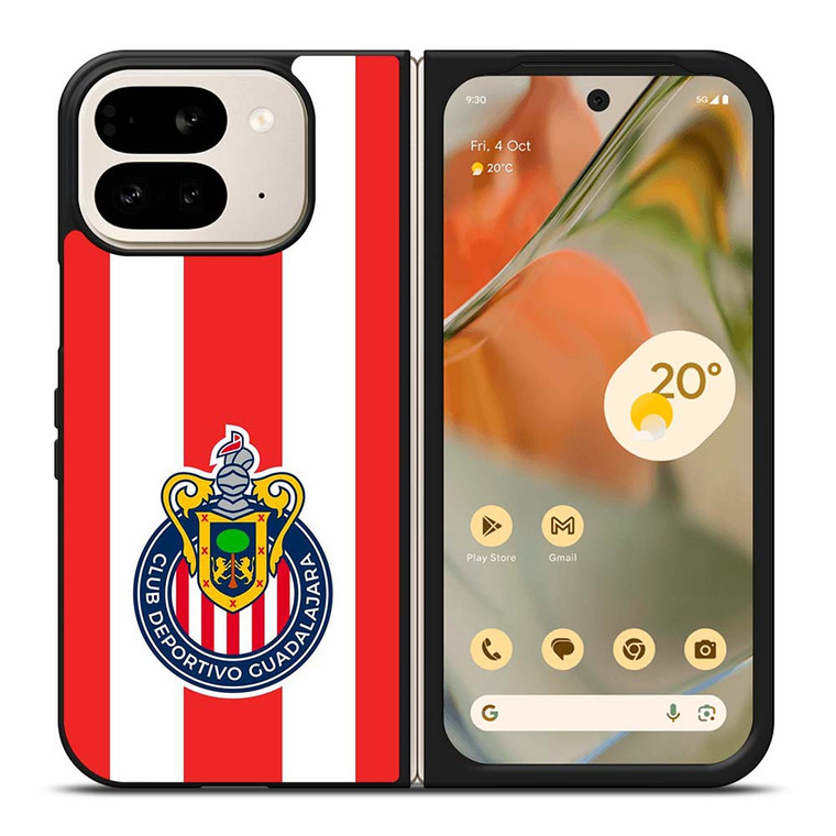 CLUB DEPORTIVO CHIVAS DE GUADALAJARA FOOTBALL LOGO Google Pixel 9 Pro Fold Case Cover