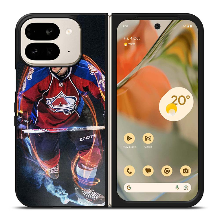 COLORADO AVALANCHE NATHAN MACKINNON Google Pixel 9 Pro Fold Case Cover