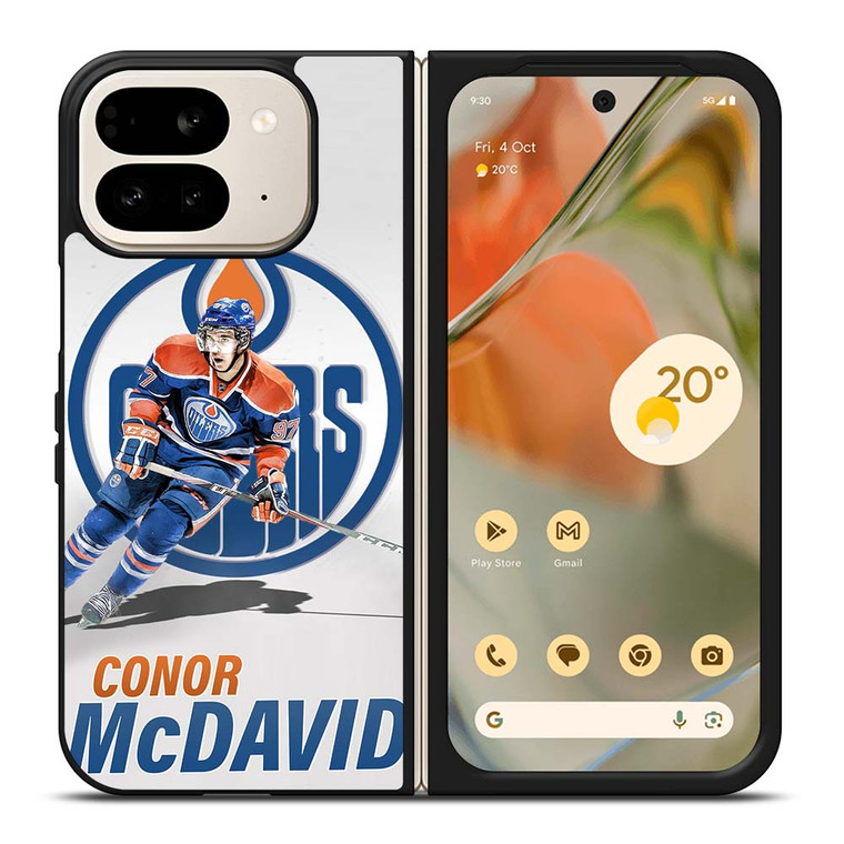 CONNOR MCDAVID EDMONTON OILERS Google Pixel 9 Pro Fold Case Cover
