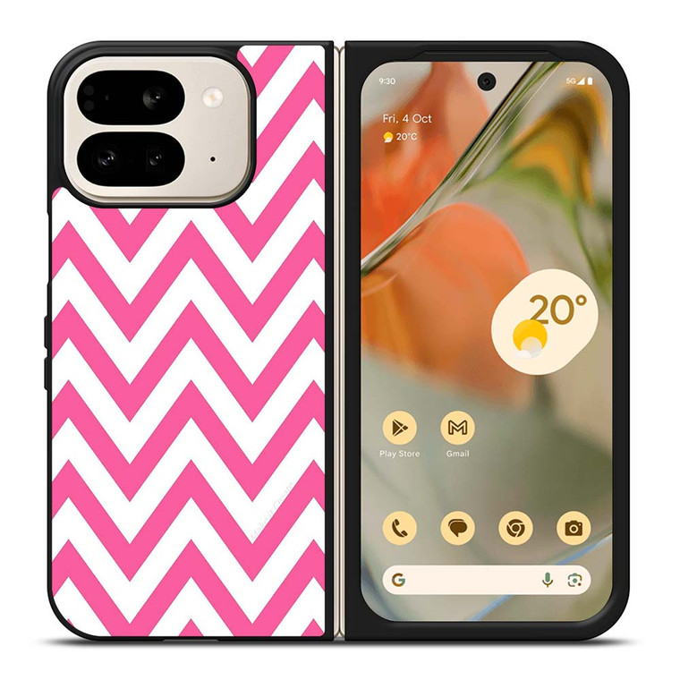 CUTE CHEVRON PINK Google Pixel 9 Pro Fold Case Cover