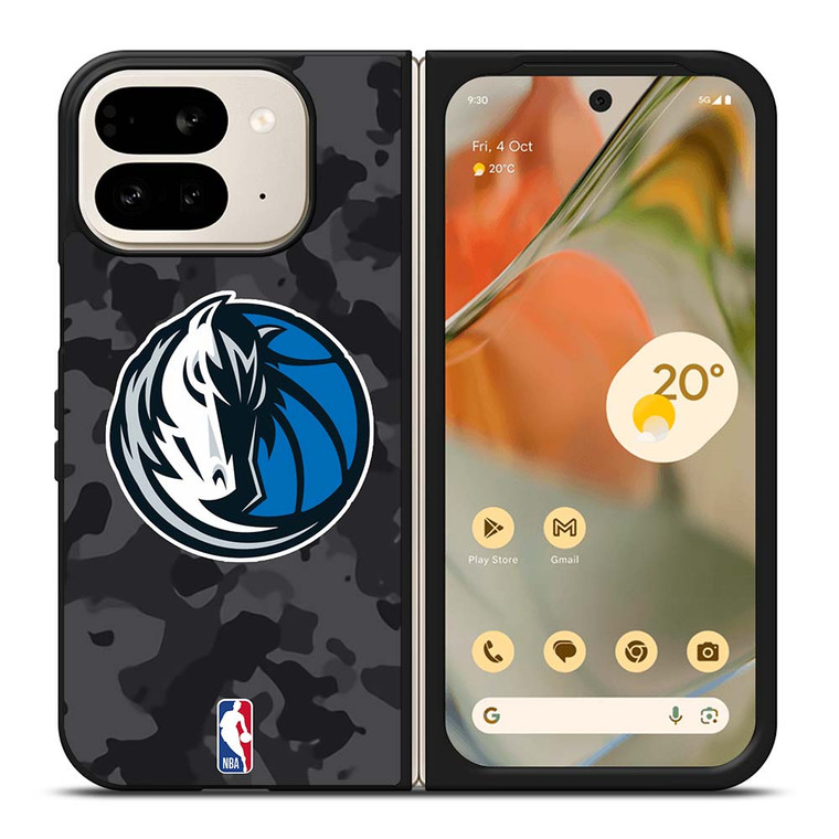 DALLAS MAVERICKS BLACK CAMO Google Pixel 9 Pro Fold Case Cover