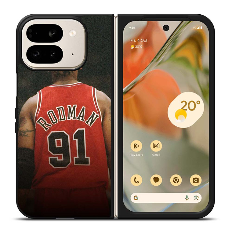 DENNIS RODMAN CHICAGO BULLS NBA 2 Google Pixel 9 Pro Fold Case Cover