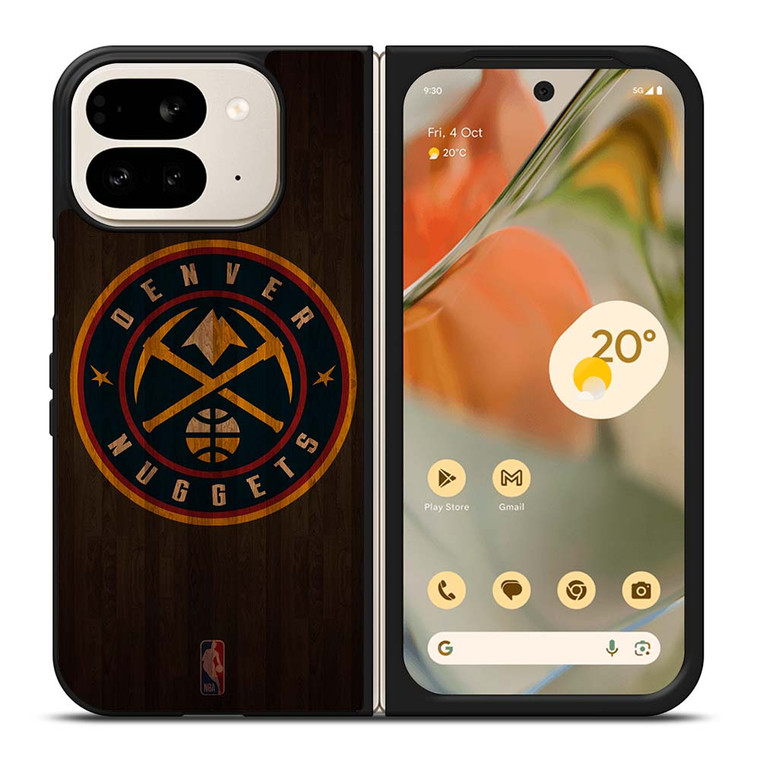 DENVER NUGGETS BASKETBALL COURT NBA Google Pixel 9 Pro Fold Case Cover