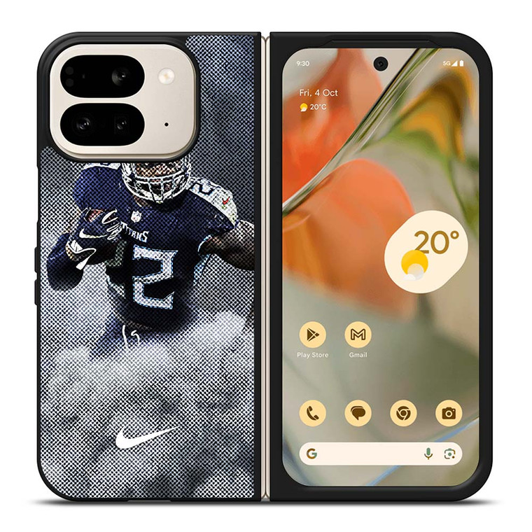 DERRICK HENRY 22 TENNESSEE TITANS NFL FOOTBALL Google Pixel 9 Pro Fold Case Cover