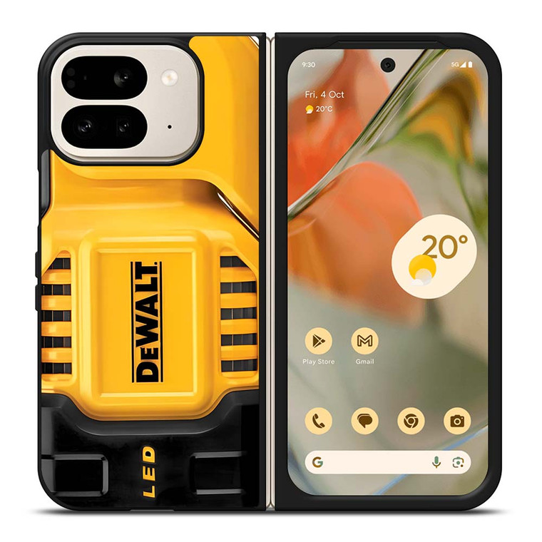 DEWALT TOOL LOGO JOBSITE LED SPOTLIGHT Google Pixel 9 Pro Fold Case Cover