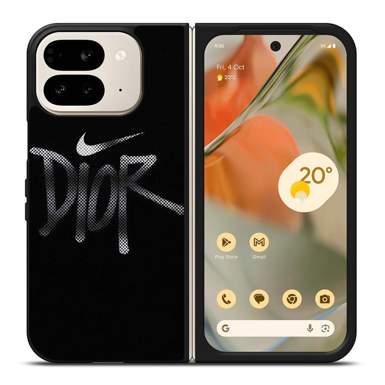 DIOR X NIKE LOGO Google Pixel 9 Pro Fold Case Cover