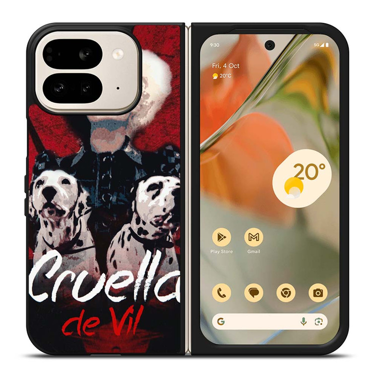 DISNEY CRUELLA DE VIL DALMATIAN Google Pixel 9 Pro Fold Case Cover