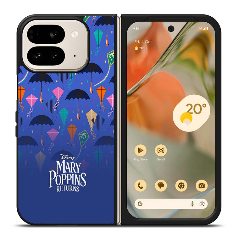 DISNEY MARY POPPINS PATTERN Google Pixel 9 Pro Fold Case Cover