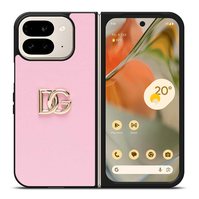 DOLCE AND GABBANA PINK LOGO Google Pixel 9 Pro Fold Case Cover