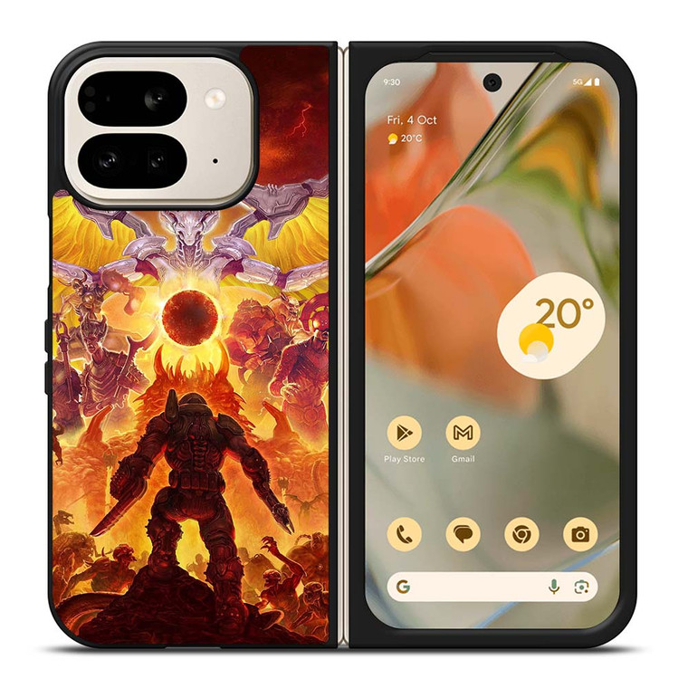 DOOM ETERNAL GAMES Google Pixel 9 Pro Fold Case Cover