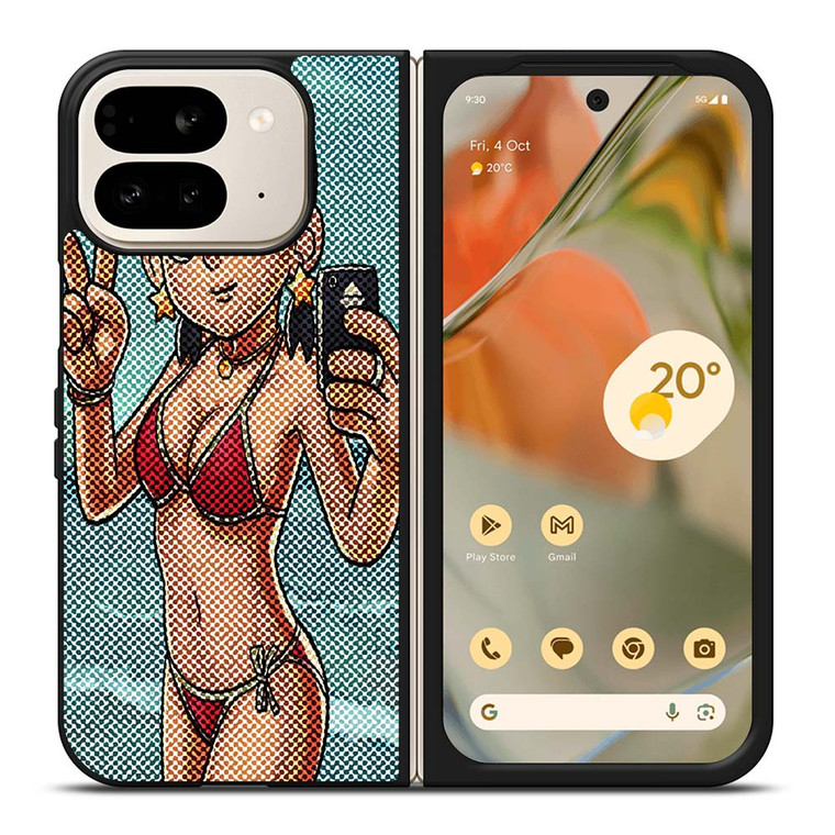 DORAEMON SHIZUKA GRAND THEFT AUTO GTA V PARODY Google Pixel 9 Pro Fold Case Cover