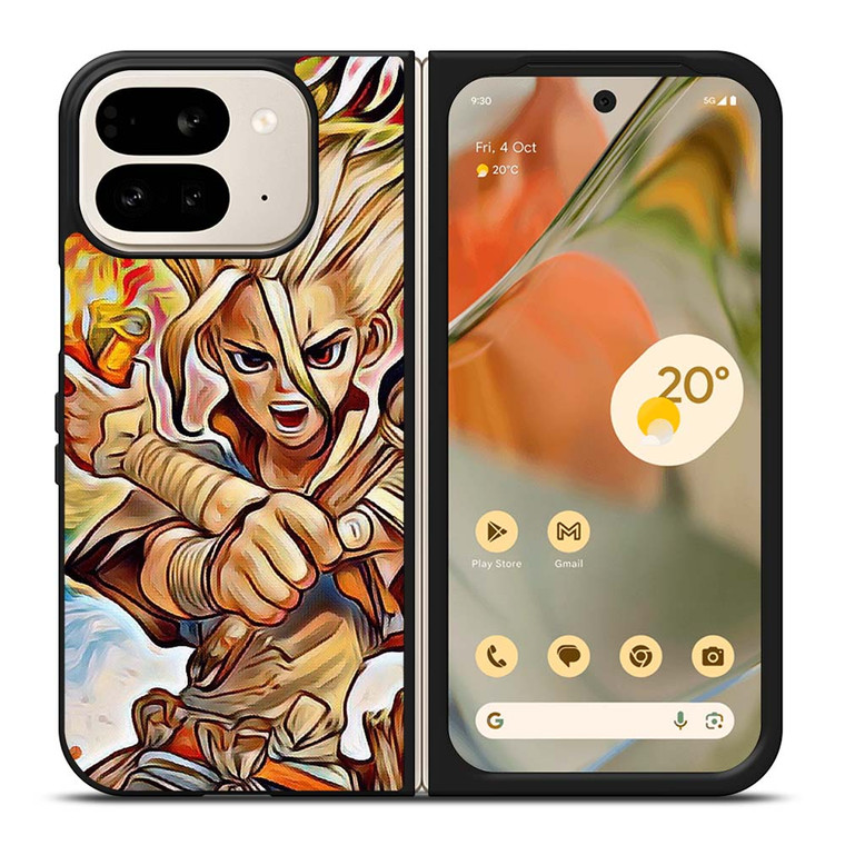 DR STONE ANIME ART Google Pixel 9 Pro Fold Case Cover