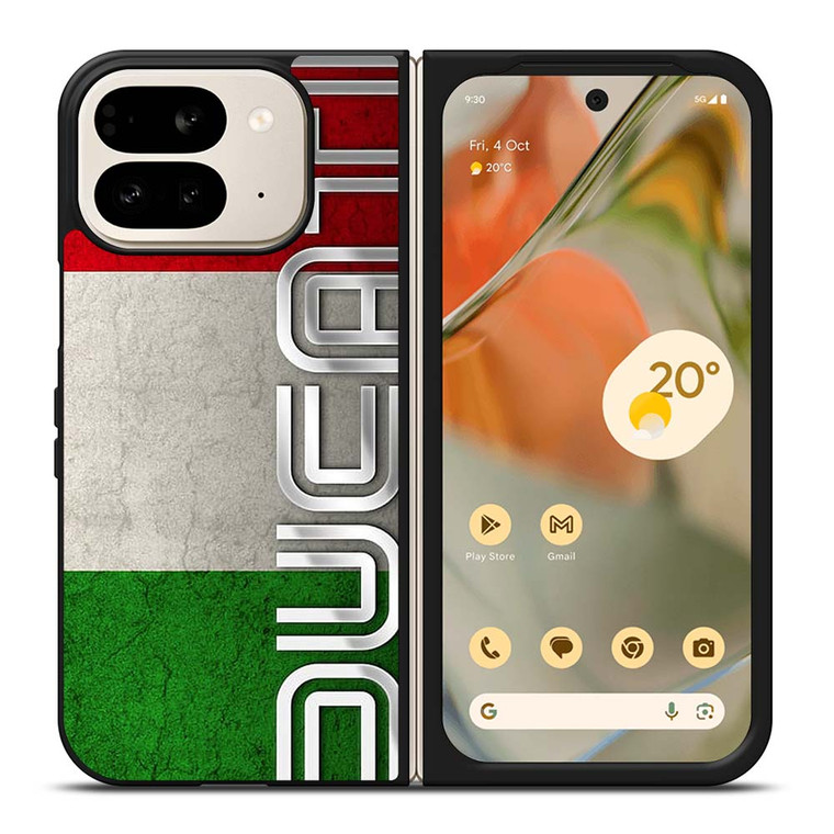 DUCATI MOTOR ITALY FLAG Google Pixel 9 Pro Fold Case Cover