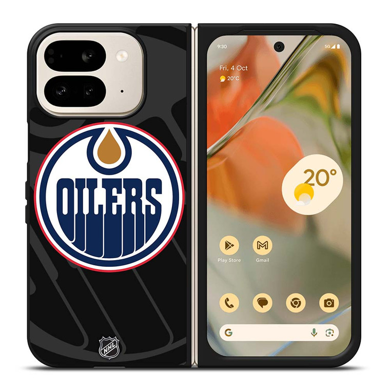 EDMONTON OILERS NHL TEAM Google Pixel 9 Pro Fold Case Cover