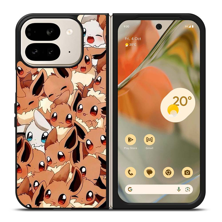 EEVEE POKEMON POCKET MONSTERS COLLAGE Google Pixel 9 Pro Fold Case Cover