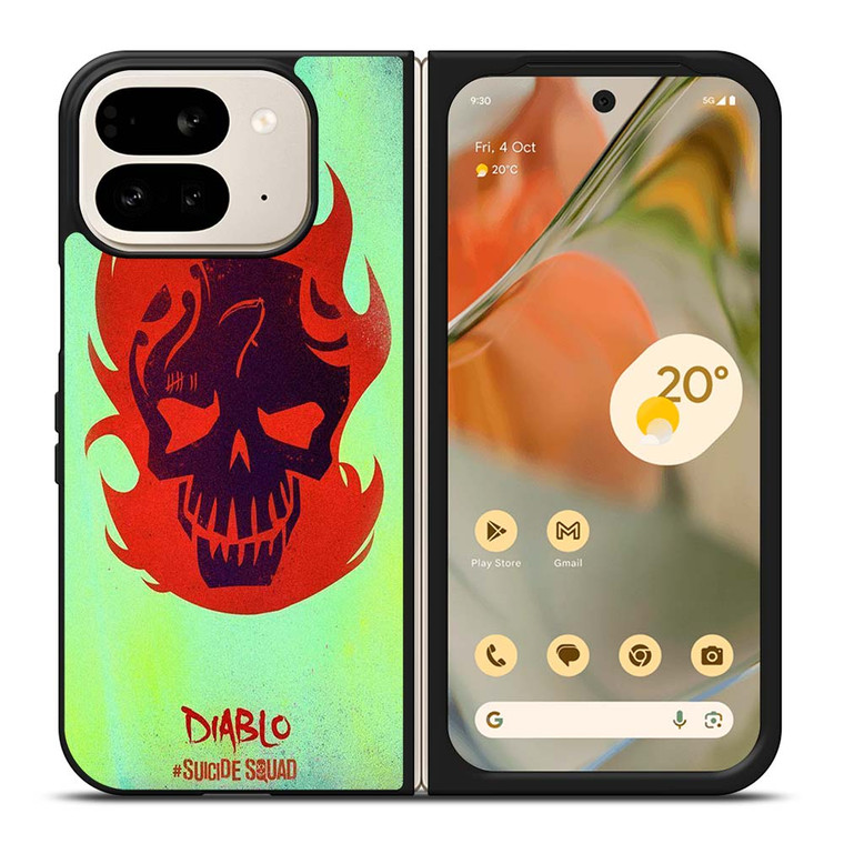 EL DIABLO SUICIDE SQUAD ICON Google Pixel 9 Pro Fold Case Cover