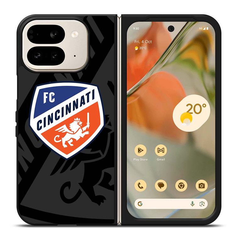 FC CINCINNATI MLS BLACK Google Pixel 9 Pro Fold Case Cover