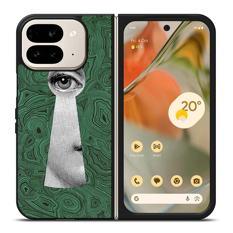 FORNASETTI MALACHITE EYE KEY Google Pixel 9 Pro Fold Case Cover