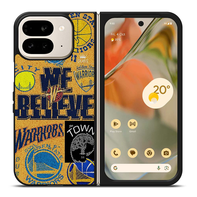 GOLDEN STATE WARRIORS NBA BASKETBALL COLLAGE Google Pixel 9 Pro Fold Case Cover