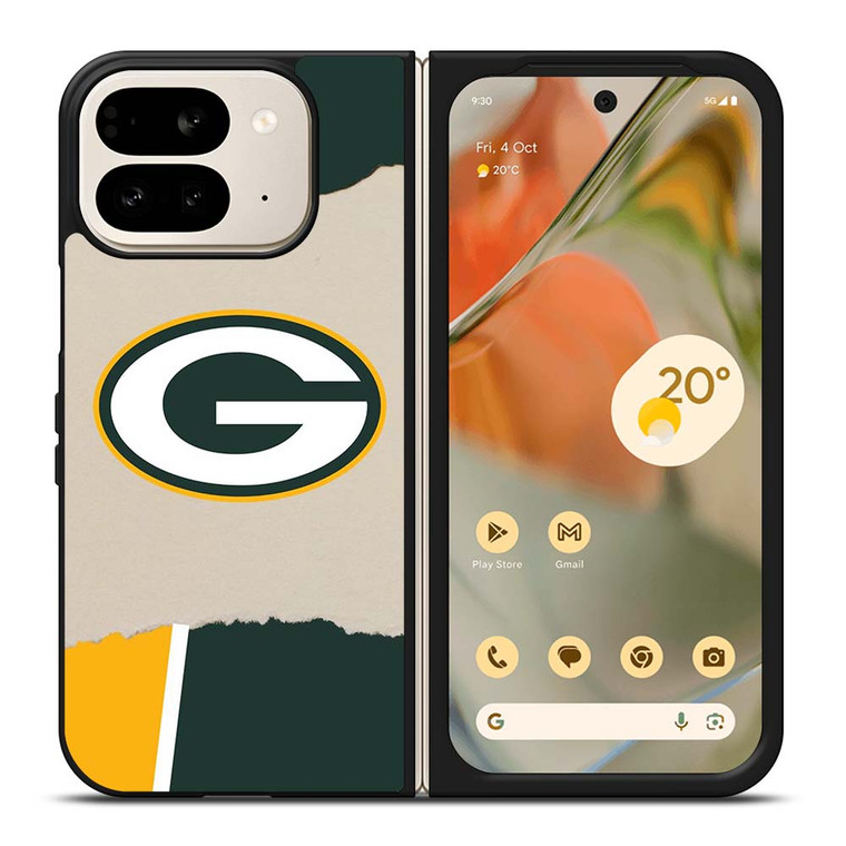 GREEN BAY PACKERS LOGO FOOTBALL NFL TEAM Google Pixel 9 Pro Fold Case Cover