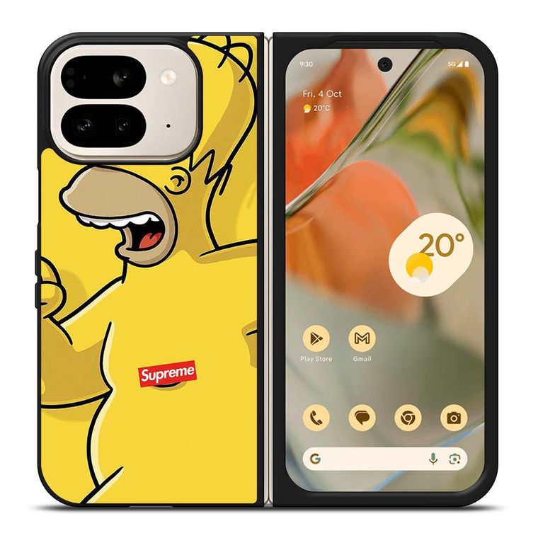 HOMER SIMPSONS CENSORED SUPREME Google Pixel 9 Pro Fold Case Cover
