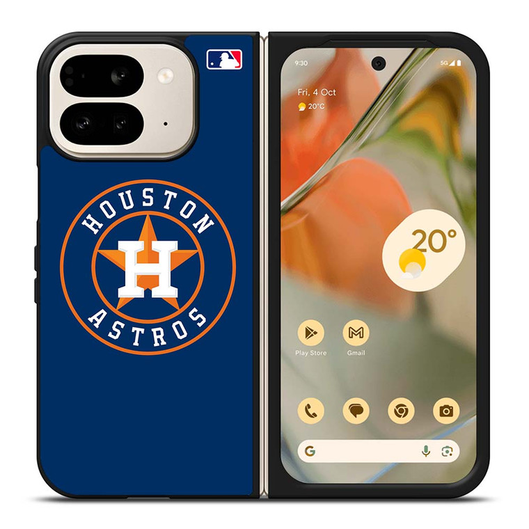 HOUSTON ASTROS MLB LOGO Google Pixel 9 Pro Fold Case Cover
