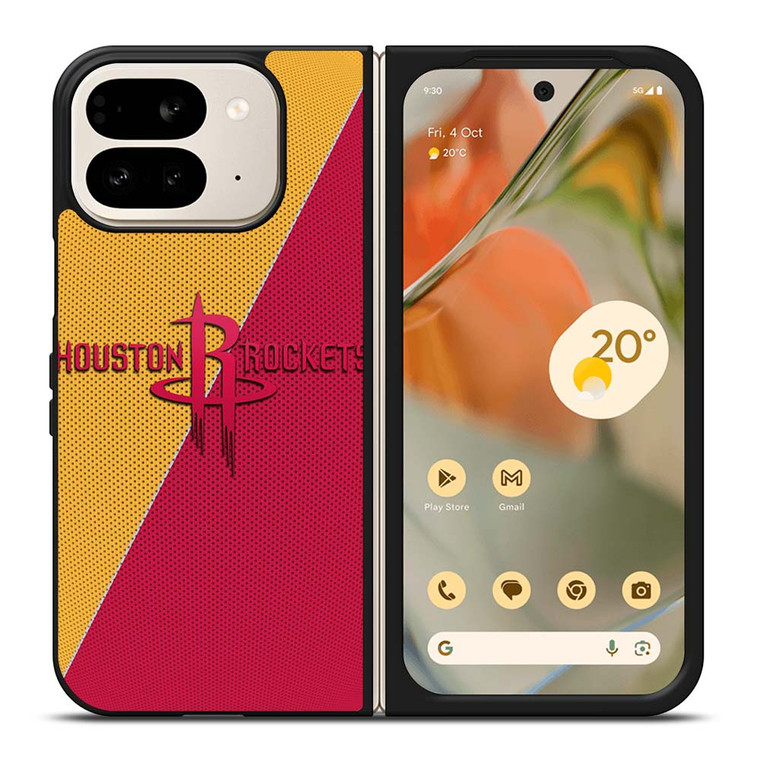 HOUSTON ROCKETS NBA BASKETBALL LOGO Google Pixel 9 Pro Fold Case Cover
