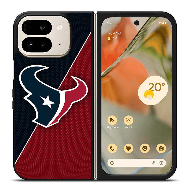 HOUSTON TEXANS NFL FOOTBALL LOGO Google Pixel 9 Pro Fold Case Cover