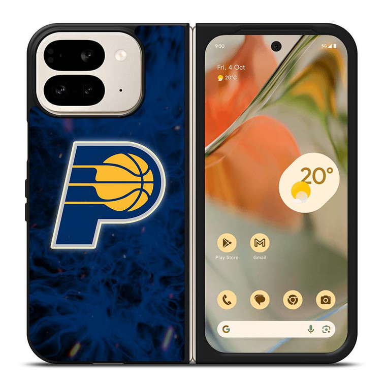 INDIANA PACERS BASKETBALL NBA FIRE Google Pixel 9 Pro Fold Case Cover