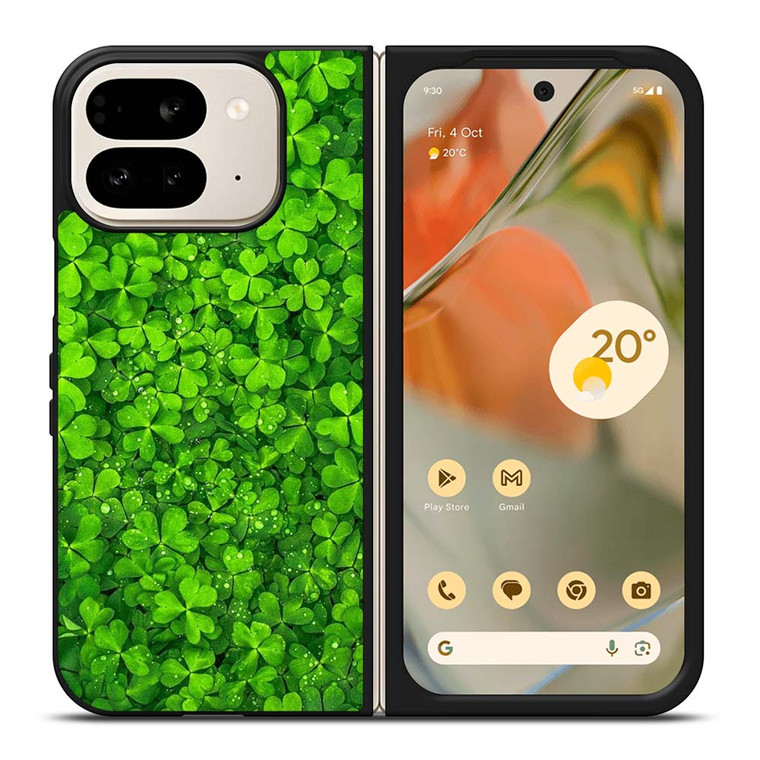 IRISH SHAMROCK CLOVER FLOWER Google Pixel 9 Pro Fold Case Cover