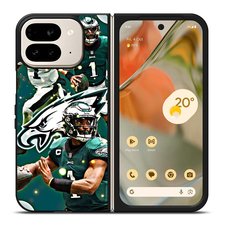JALEN HURTS PHILADELPHIA EAGLES FOOTBALL Google Pixel 9 Pro Fold Case Cover
