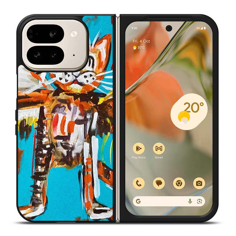 JEAN MICHEL BASQUIAT ART Google Pixel 9 Pro Fold Case Cover