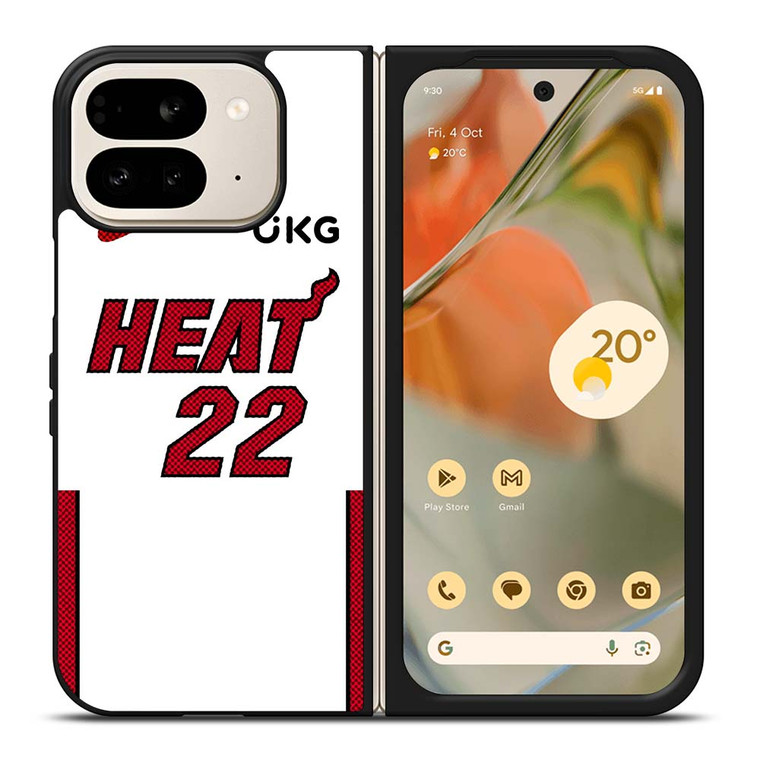 JIMMY BUTLER MIAMI HEAT NIKE NBA 2021-22 Google Pixel 9 Pro Fold Case Cover