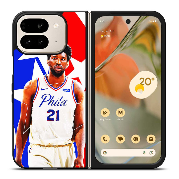 JOEL EMBIID PHILADELPHIA SIXERS 2 Google Pixel 9 Pro Fold Case Cover