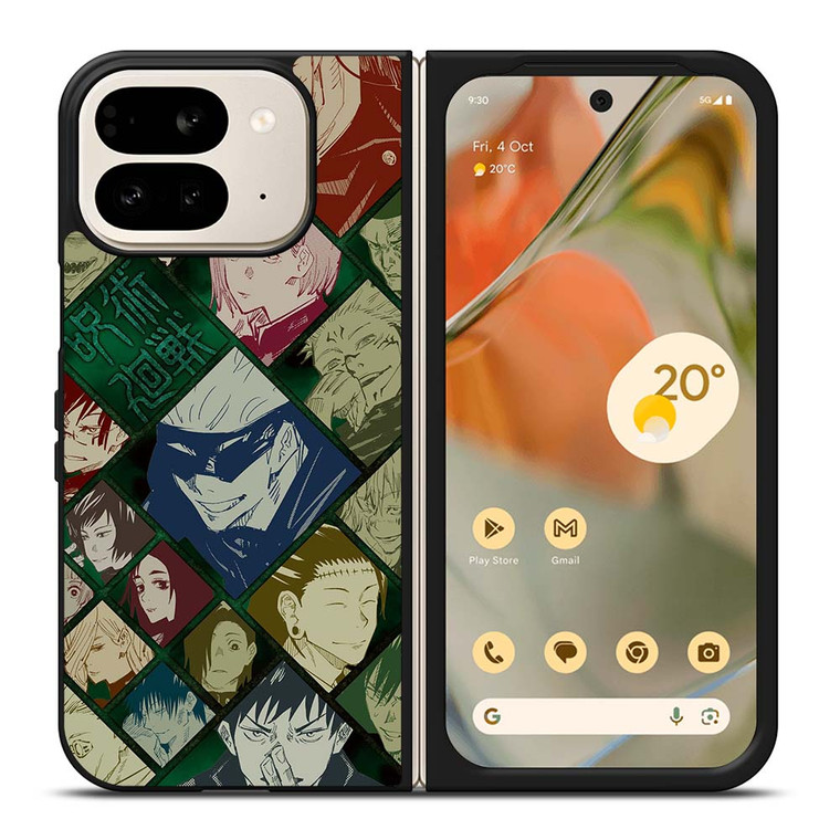 JUJUTSU KAISEN ANIME ALL CAST Google Pixel 9 Pro Fold Case Cover