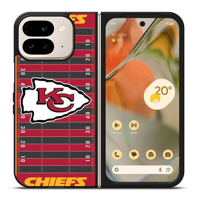 KANSAS CITY CHIEFS FOOTBALL FIELD Google Pixel 9 Pro Fold Case Cover