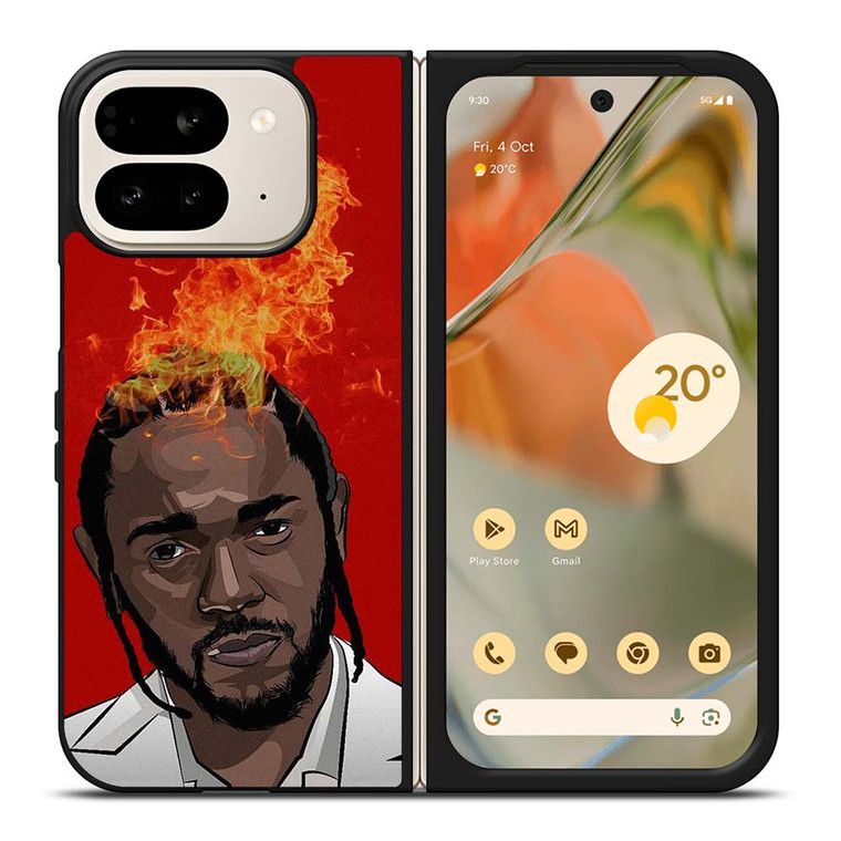 KENDRICK LAMAR CARTOON Google Pixel 9 Pro Fold Case Cover