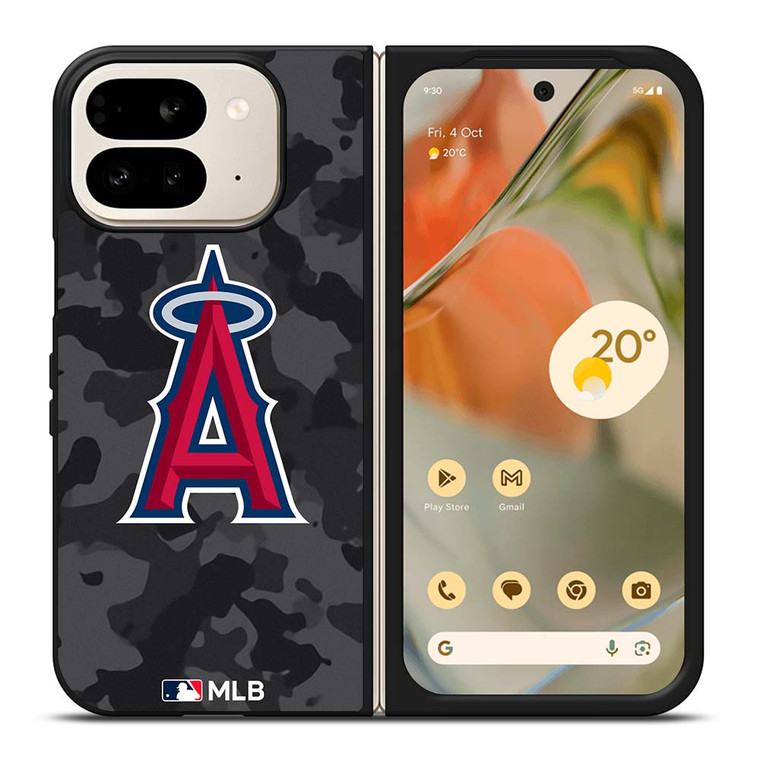 LOS ANGELES ANGELS BASEBALL BLACK CAMO Google Pixel 9 Pro Fold Case Cover
