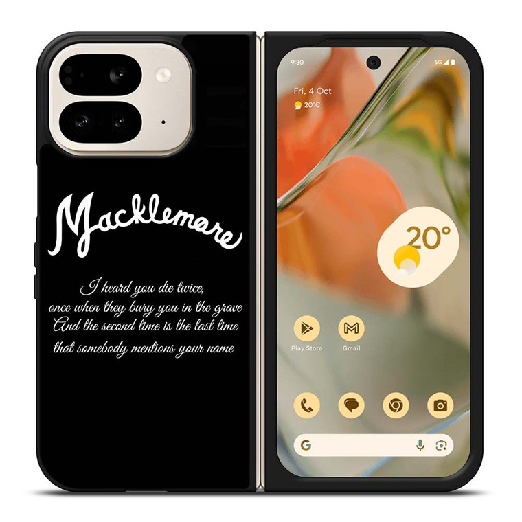 MACKLEMORE RAPPER QUOTES Google Pixel 9 Pro Fold Case Cover