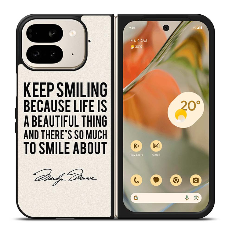 MARILYN MONROE QUOTES Google Pixel 9 Pro Fold Case Cover