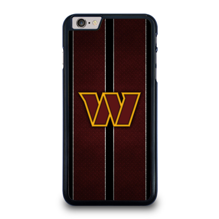 WASHINGTON COMMANDERS NFL METAL STRIPE iPhone 6 / 6S Plus Case Cover