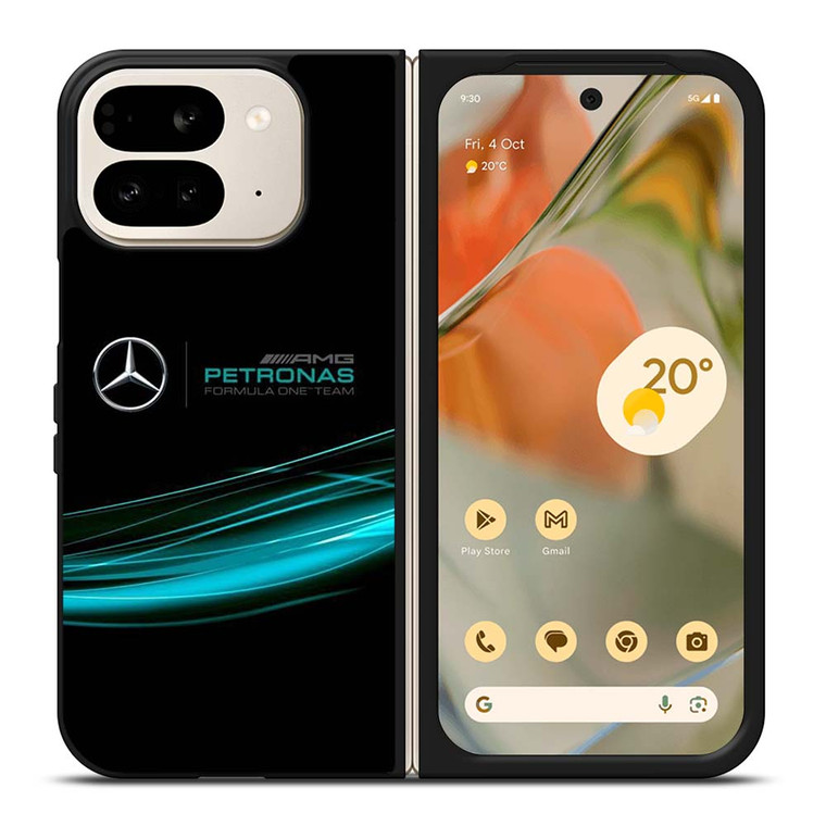 MERCEDES AMG PETRONAS FORMULA ONE F1 Google Pixel 9 Pro Fold Case Cover